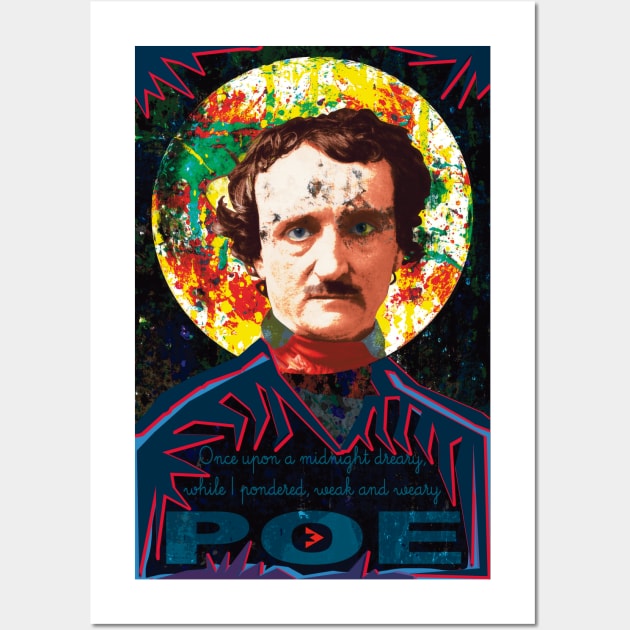 Edgar Allan Poe Wall Art by Exile Kings 